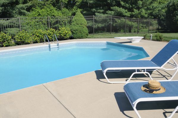Poolside Concrete Installation in Mission Viejo