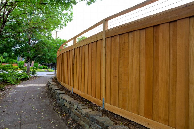 Cement Fence Installation